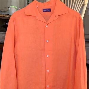 Ralph Lauren Purple Label - linen shirt